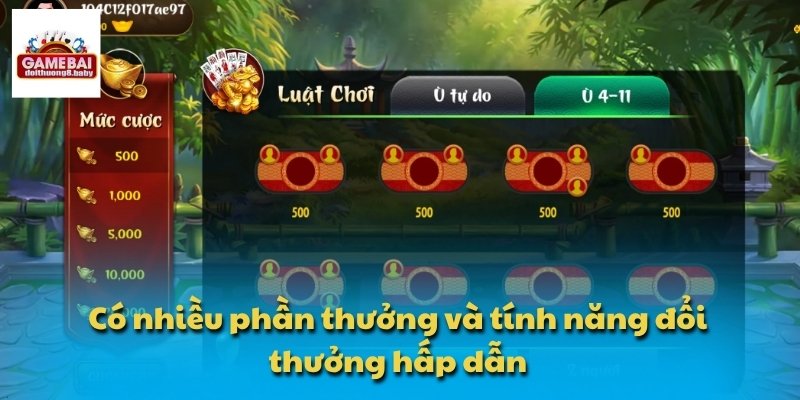 Chắn Bá Vương – Game Bài Đỉnh Cao Thu Hút Hàng Triệu Người 3 Có nhiều phần thưởng và tính năng đổi thưởng hấp dẫn