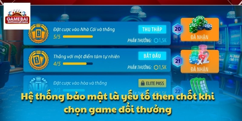 Game Đổi Thưởng: Giải Pháp Giải Trí Kết Hợp Kiếm Tiền Online 3 Hệ thống bảo mật là yếu tố then chốt khi chọn game đổi thưởng