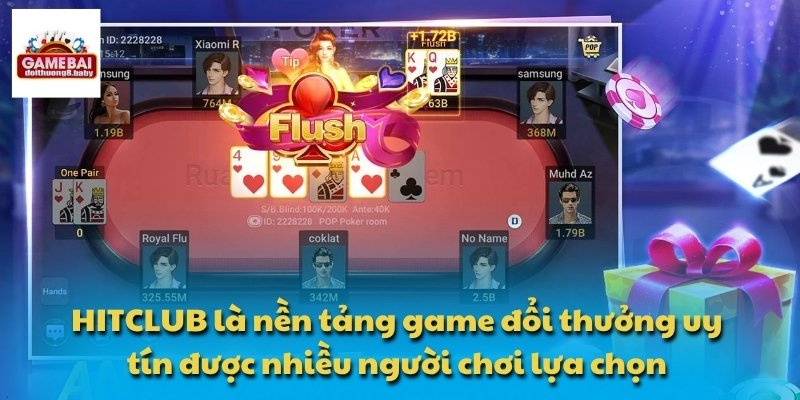 HITCLUB là nền tảng game đổi thưởng uy tín được nhiều người chơi lựa chọn