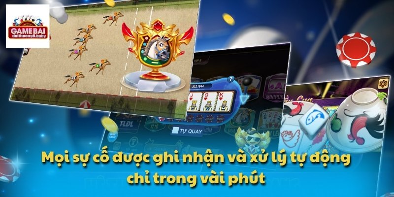 Mọi sự cố được ghi nhận và xử lý tự động chỉ trong vài phút