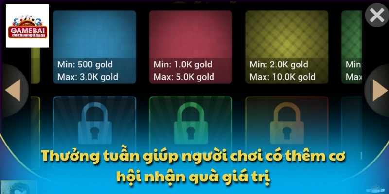 WIN79 - Điểm Đến Cập Nhật Xu Hướng Game Đổi Thưởng Mới Nhất 5 Thưởng tuần giúp người chơi có thêm cơ hội nhận quà giá trị