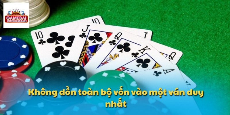 Việc đầu tư toàn bộ tiền vào một lượt là rất rủi ro